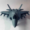Stealth Fighter Jet Model J-35 – Decorative Collectible with Red & Blue LED Lights and Sound Effects (1)
