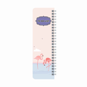 To-Do List Planner Notebook, Flamingo Theme – Compact & Stylish Daily Organizer