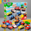 Toys J9 Urban Vehicle Set – 12-in-1 Build able City Cars Kit -105 Pieces (2)