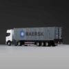 Vintage 1996 Mercedes-Benz Actros Toy Truck with Authentic MSC Container & Fine Detailing (2)