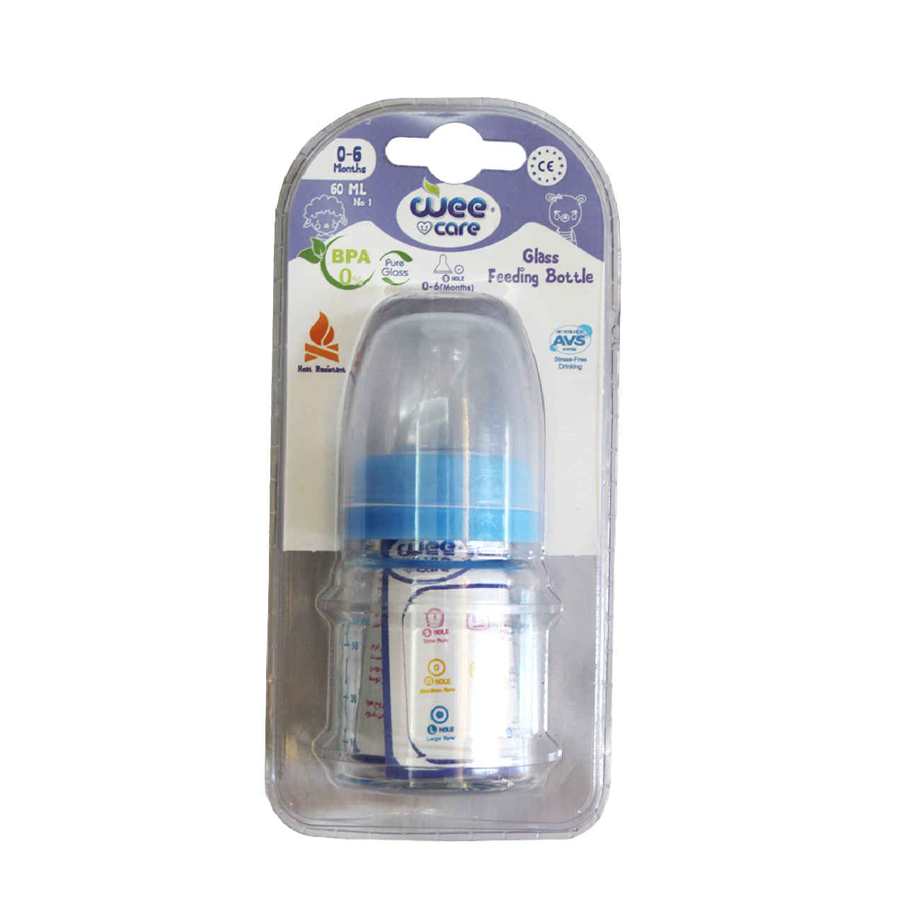 Wee Care Pyrex Baby Feeding Bottle – 60ml