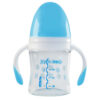 Wee Care Wide-Neck Pyrex Baby Bottle with Handles – Snowflake Design & Anti-Colic & Soft Silicone Nipple 120ml (1)