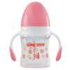 Wee Care Wide-Neck Pyrex Baby Bottle with Handles – Snowflake Design & Anti-Colic & Soft Silicone Nipple 120ml (6)