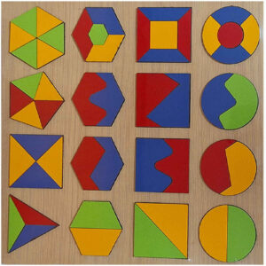 Wooden Puzzle Educational Toy for Kids – Montessori Learning Game