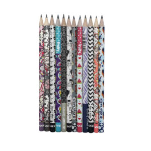 Arya Black Pencils – 12 Fantasy-Themed Pieces for Creative Writing Drawing & Everyday Use