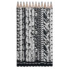 Aria Black & White Black Pencils – 12 Pack Classic HB Lead for Everyday Use (1)