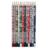 Aria LOVE KNITTING Black Pencils – for Writing & Drawing Pack of12 (1)