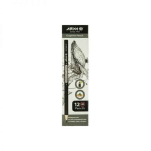 Arya Model 3001 Black Drawing Pencils – High Quality Pack of 12 for Sketching and Writing