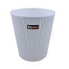 Bazan Graphic Plastic Waste Basket – Open Top Trash Bin for Home and Office (2)