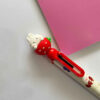 Bunny & Strawberry Themed 6-in-1 Multi-Color Pen – Playful & Functional (2)