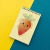 Cute Carrot Spiral Notebook – Ideal for Students and Notes (6)