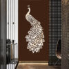 Decorative Plexiglass Wall Mirror – Indian Peacock Design (1)