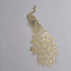 Decorative Plexiglass Wall Mirror – Indian Peacock Design