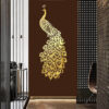 Decorative Plexiglass Wall Mirror – Indian Peacock Design (2)