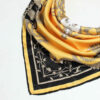 Elegant Women's Silk Scarf, Hand-Sewn – Versatile for Casual, Work & Events (3)
