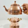 Hammered Persian Stovetop Copper Samovar & Kettle Set – 5-Liter (3)