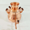 Hand-Hammered Persian Copper Stovetop Samovar – Barrel Design, 5-Liter (1)
