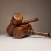 Handcrafted Hammer-Shaped Wooden Salt & Pepper Shaker(2x) (2)