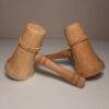 Handcrafted Hammer-Shaped Wooden Salt & Pepper Shaker(2x) (5)