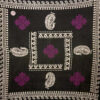 Handcrafted Kurdish Women’s Scarf Toranj Design with Decorative Tassels (1)