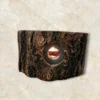 Handcrafted Rustic Walnut & Cast Iron Teapot Warmer – Distressed, for Tea & Coffee (1)