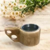 Handcrafted Walnut Kooksa Cup with Stainless Steel Insert – Perfect for Tea & Coffee (4)