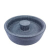 Handmade Natural Stone Nutcracker – Rustic Serpentine Stone Bowl with Bakelite Handle, Perfect for Walnuts, Almonds, Hazelnuts & Other Hard-Shelled Nuts (4)