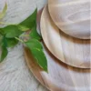 Handmade Wooden Plate – Natural Rustic Style for Serving Meals, Eco-Friendly & Food-Safe (4x) (3)