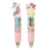 Hello Kitty & Unicorn 4-Color Pen Set – 2 Pieces Cute Multi color Design (1)