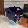 Kids Room Wastebasket for Dry Waste – Spacecraft Design, 12L Capacity (2)
