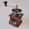 Manual Coffee Grinder – Beech Wood Body with Drawer, Metal Lever, Ceramic Blades (2)