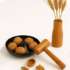 Metal Nutcracker with Wooden Hammer – Functional & Stylish Kitchen Accessory (2)