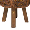 Moroccan Traditional Pattern Velvet Ottoman with Hidden Box (2)