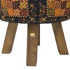 Moroccan Velvet Storage Puff – Elegant Design with Soft Plush Filling (3)