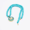 Nishapour Turquoise Necklace Featuring Zodiac Gold Leaf Design – Cancer (Tir) (5)