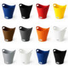 Office Plastic Wastebasket, 5L - Durable Trash Bins for Office Spaces (12x)