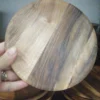 Persian Handmade Wooden Plate – Natural Rustic Style, Perfect for Desserts or Sides (3)