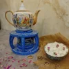 Persian Stone Teapot Warmer Floral Carved Design – Ideal for Brewing Tea and Coffee (2)