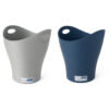 Plastic Conical Wastebasket, 15.9L - Modern Design for Home & Office (2x)