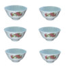Red Rose Porcelain Tableware Bowl – Stylish and Durable Design (Set of 6) (2)