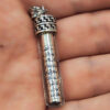 Silver Pendant Necklace – Ayat al-Kursi Inscription with Zamzam Water (3)