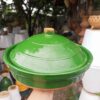 Traditional Gilan Clay Pan with Lid – Oven & Stove Safe for Cooking and Frying (3)