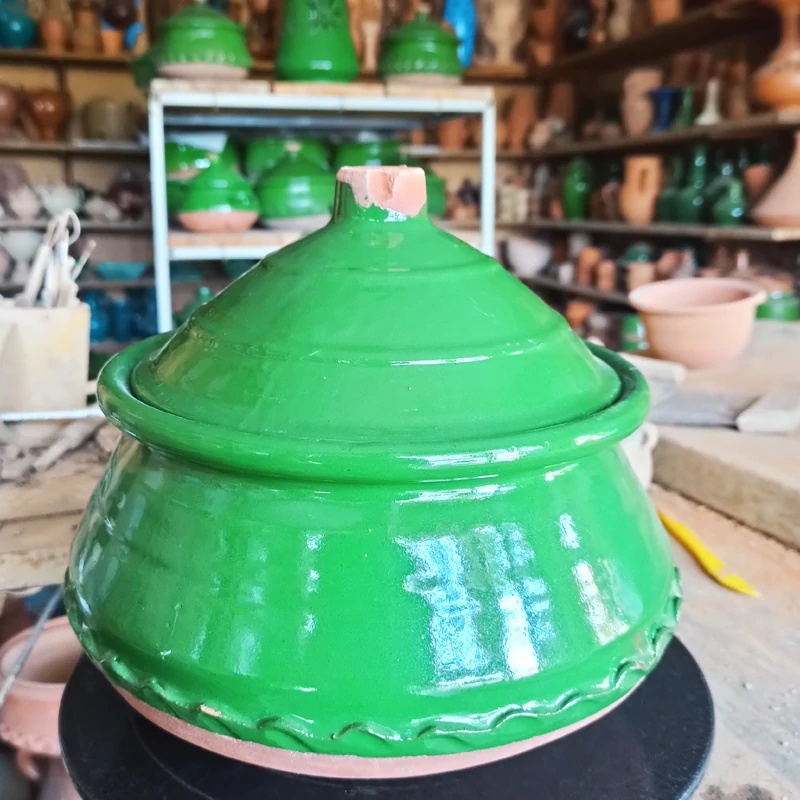Traditional Gilan Clay Pot for Indirect Heat “Gamaj” – Ideal for Stews and Rice Dishes