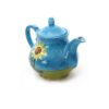 Traditional Hand-Painted Ceramic Teapot with SunFlower Pattern (1)