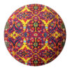 Traditional Persian Velvet Ottoman – Seven Vibrant Colors & Carved Wooden Legs (3)