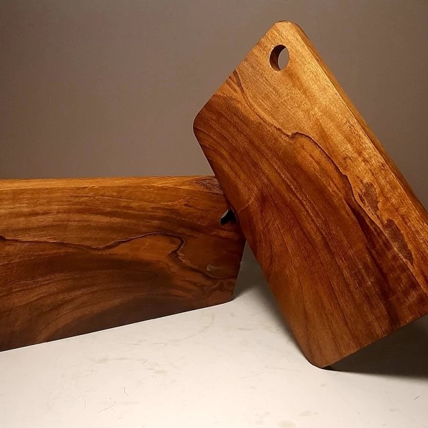 Walnut Serving & Cutting Board – Handcrafted, Durable, and Food-Safe Finish