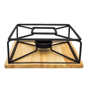 Wood & Stainless Steel Teapot Warmer – Maintains the Perfect Temperature for Tea and Coffee