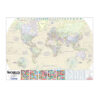World Map and Flags of Countries