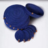 13-Piece Cotton Cord Placemats with Coasters & Bread Basket – Perfect for Plates, Drinks & Bread (9)