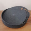 4-Piece Cotton Table Mat Set with Basket – Perfect for Plates & Hot Pots (1)